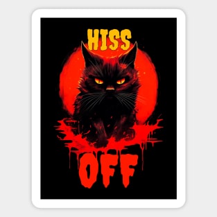 Angry Cat - Hiss Off Magnet